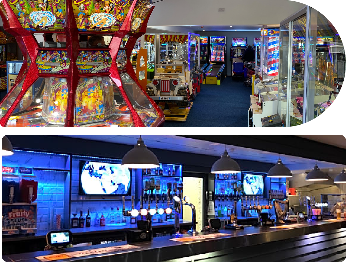 Arcades and bar